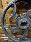 Vintage 13 1 2  Industrial Cast Iron Valve Handle Wheel Steampunk Lamp Decor