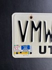 1987 Utah License Plate Vmw 702