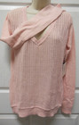 Bloch Ladies Long Sleeve Pink Ballet Sweater Ladies Large V Neck