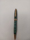 Waterman Phileas  Bp Pen Marble Green Marble  W  Gold Trim Preowned  