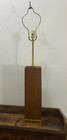      Vintage Mid-century Modern Table Lamp     39 5    Wood   Brass     Bold Elegance     