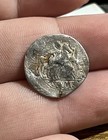 Rare 141 Bc Denarius Lucius Julius Roman Republic Ancient Silver Old Coin Rome