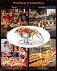 5qt 6 Packs Chafing Dish Buffet Set  Nsf Chafers   Warmers Food Servers Sets