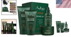Organic Beard Care Kit With Shea Butter   Maracuja Oil - Perfect Gift For Men