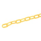 200ft Plastic Barrier Chain Yellow Chain Safety Chain Barrier Fits Crowd Control