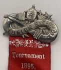 1895 Reading Pa Junior Fire Department Co Ribbon Rare Firefighters Medal