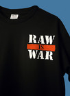 Wwf Wwe Monday Night Raw Is War Chest T-shirt Black Crew Neck T-shirt Wrestling