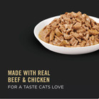 Purina Pro Plan Wet Cat Food Beef   Chicken Entree In Gravy 48 Cans 3oz High Pro