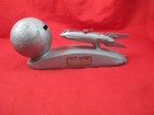 Strato Rocket Space Ship Xu 232 Coin Bank Cast Mechanical 1950 s Duro Mold Miami