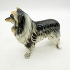 Vintage Porcelain Collie Dog Figurine Chipped Ear