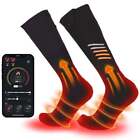 Washable Electric Heated Socks Rechargeable Battery Men Women Winter Foot Warmer