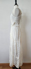 Anthropologie Maxi Dress New Size Small White Wedding Bridal Bridgerton Romantic