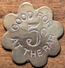 Buffalo New York Ny  A  Emhof  saloon  Incuse Good For 5c At The Bar Trade Token