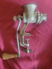 Universal No 0 Food Meat Grinder Hand Crank Table Mount Made In Usa Vintage