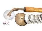 Modern Maker Brass Bookbinding Finish Tool Wheel Pattern Aluminum Fork Wheels