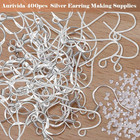 S925 Sterling Silver Earring Hooks Hypoallergenic 200pcs Ear Wires   Fish Hooks