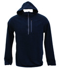 Motion Men s S Blue Highland  1 4 Zip Long Sleeve Hoodie Shirt Stretch Hooded