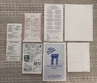 Vintage Manhattan   Brooklyn Diner Menus Ephemera Lot  6  Stardust  