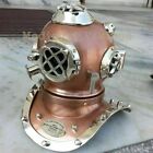 Antique Brass Mini Diving Divers Helmet Us Navy Mark V Solid Steel Vintage Decor