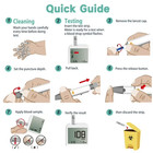 Metene Agm-513s Blood Glucose Monitor Kit  100 Glucometer Strips 100 Lancets Kit
