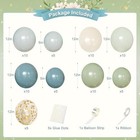 Blue And Green Birthday Decorations  Dusty Blue Sage Dusty Blue Sage Green