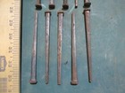 10 Vintage Large Square Cut 5 1 2    Straight Nails With Square Heads Nos Unused