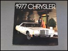1977  Chrysler 16-page Original Car Sales Brochure Catalog - New Yorker Newport