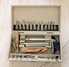 Vintage X-acto Knife Wood Box Set Knives Blades Tools Made In Usa