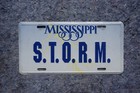 Mississippi Storm License Plate - Sobriety Trained Officers Representing Ms Dui