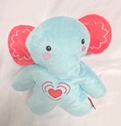 Fisher Price Blue Elephant Calming 10  Vibrations Soothing Plush 2013 Working