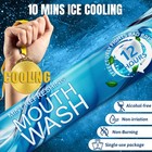Travel Size Mouthwash Packets Alcohol Free Mild Mint 20 Pack Oral Rinse