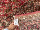 9x12 Antique Red Oriental Rug Vintage Handmade Muted Real Fine Old Worn 10x13 Ft