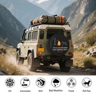 Rv Spare Tire Cover For 15in  tire Diameter 70-75cm 27 6-29 5in  Fire