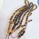 Set Of3 Natural Baltic Amber Islamic Prayer Beads Misbaha Tasbih Rosary 16g Each
