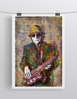 Van Morrison 8x12in Poster   Van Morrison Music Print Art Free Shipping Us