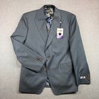 Tayion Montee Holland Sport Coat Wool Blend Stretch Blazer Men 42r Blue New