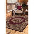 Floral Kerman Burgundy 2 Ft  X 3 Ft  Indoor Area Rug