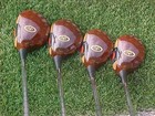 Macgregor Tourney Mt M1w Persimmon Golf Clubs Woods Set Driver 2 3 4 W New Grips