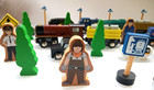 Imaginarium Wooden Railroad  Trains cars Brio Thomas Accessories 39 Pc   29 