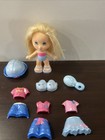 Fisher-price Snap N Style Blonde Doll 9 Accessories Clothes Shoes Hat Y2k