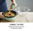 Elite Cuisine Hot Oil Popcorn Popper 4 5qt Stirring Electric Maker