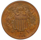 1864  small Motto  2 Cent  pcgs Xf  Rare Variety  fast Free Shipping   