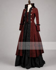 Victorian Gothic Penny Dreadful Military Captain Hook Dress Vampire Costume 176