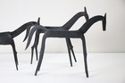 Folk Art Iron Horse Trio