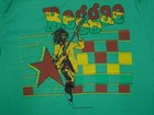 Reggae 80 s Vintage T Shirt Rasta Jamaica Bob Marley Style Made In Usa Medium