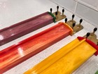 Vintage Chinese Game Mahjong Mah Jong Catalin Bakelite 5 Racks Only  Rainbow