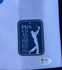 Blades Brown Signed 2025 The American Express Golf Pin Flag    pro Debut    Auto Psa