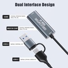 Vixlw Hdmi Capture Card  4k Hdmi To Usb usb-c Capture Device  Usb3 0 Video Captu
