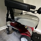 Jazzy Select Elite 4-wheel Electric battery Mobility Scooter  Red gray