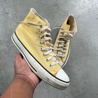 Vintage    90s Converse All Star Hightops Made In Usa Men   s Size 8 5 Yellow